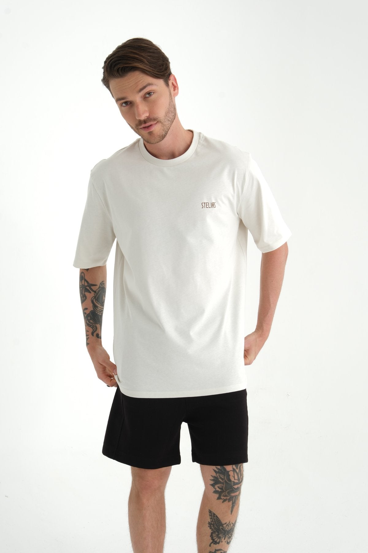 Oversized Tee Labirent – Stelias
